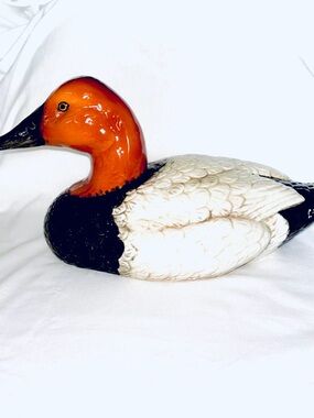 Townsend’s Ceramic Duck Decoy Vintage 1980 Signed Large Heavy Model Number 243